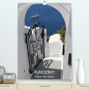 Kykladen, Perlen der Ägäis (Premium, hochwertiger DIN A2 Wandkalender 2023, Kunstdruck in Hochglanz) von N.,  N.