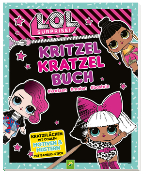 L.O.L. Surprise! Kritzel-Kratzel-Buch mit Bambus-Stick