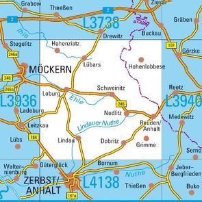 L3938 Loburg Topographische Karte 1:50000