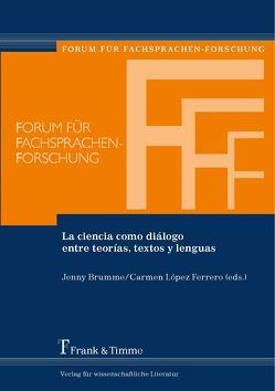 La ciencia como diálogo entre teorías, textos y lenguas von Brumme,  Jenny, Cong,  Fan, López Ferrero,  Carmen