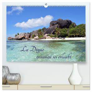 La Digue, träumen sei erlaubt (hochwertiger Premium Wandkalender 2024 DIN A2 quer), Kunstdruck in Hochglanz von Schroeder,  Thomas