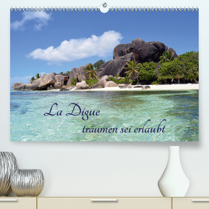 La Digue, träumen sei erlaubt (Premium, hochwertiger DIN A2 Wandkalender 2021, Kunstdruck in Hochglanz) von Schroeder,  Thomas