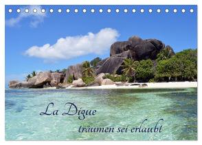 La Digue, träumen sei erlaubt (Tischkalender 2024 DIN A5 quer), CALVENDO Monatskalender von Schroeder,  Thomas