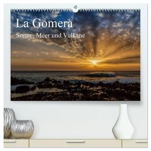 La Gomera Sonne, Meer und Vulkane (hochwertiger Premium Wandkalender 2024 DIN A2 quer), Kunstdruck in Hochglanz von Voss,  Michael