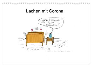 Lachen mit Corona (Wandkalender 2024 DIN A3 quer), CALVENDO Monatskalender von Rüchardt,  Dominik