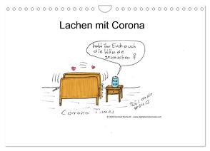 Lachen mit Corona (Wandkalender 2024 DIN A4 quer), CALVENDO Monatskalender von Rüchardt,  Dominik