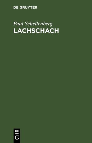 Lachschach von Schellenberg,  Paul