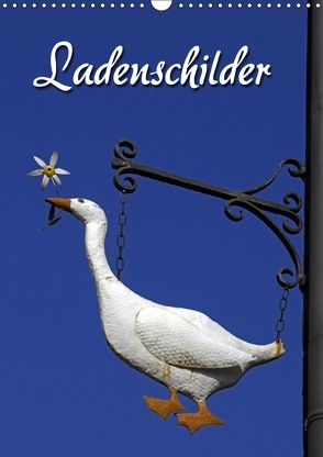 Ladenschilder (Wandkalender 2018 DIN A3 hoch) von Berg,  Martina