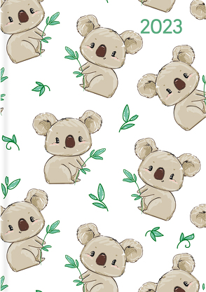 Ladytimer Mini Koala 2023 – Taschen-Kalender 8×11,5 cm – Muster – Weekly – 144 Seiten – Notiz-Buch – Alpha Edition