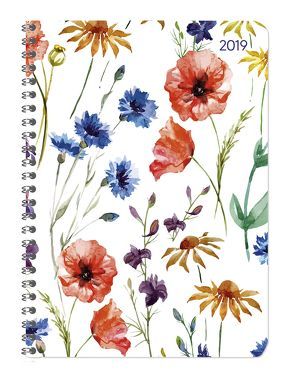 Ladytimer Ringbuch Flowers 2019 von ALPHA EDITION