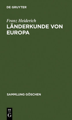 Länderkunde von Europa von Heiderich,  Franz