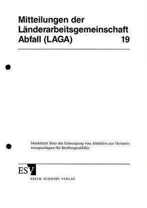 LAGA-Mitteilung 19