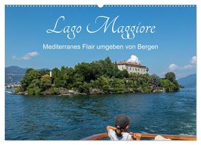 Lago Maggiore – Mediterranes Flair umgeben von Bergen (Wandkalender 2024 DIN A2 quer), CALVENDO Monatskalender von Kuttig,  Siegfried