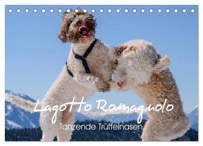 Lagotto Romagnolo Tanzende Trüffelnasen (Tischkalender 2024 DIN A5 quer), CALVENDO Monatskalender von Wuffclick-pic,  Wuffclick-pic