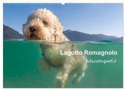 Lagotto Romagnolo – Wasserspiele (Wandkalender 2024 DIN A2 quer), CALVENDO Monatskalender von Wuffclick-pic,  Wuffclick-pic