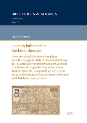 Laien in lutherischen Kirchenordnungen von Schemmel,  Udo