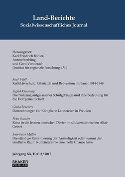 Land-Berichte. Sozialwissenschaftliches Journal von Bohler,  Karl Friedrich, Sterbling,  Anton, Vonderach,  Gerd