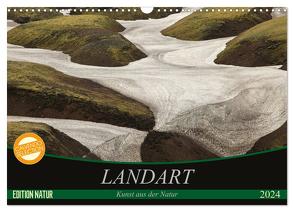 Landart – Kunst aus der Natur (Wandkalender 2024 DIN A3 quer), CALVENDO Monatskalender