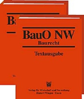 Landesbauordnung BauO NW Bauordnungsrecht in Nordrhein-Westfalen