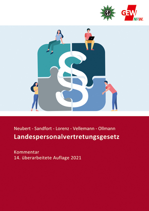 Landespersonalvertretungsgesetz NRW von Bens,  Martin, Lorenz,  Ute, Neubert,  Roland, Ollmann,  Sven, Vellemann,  Jan