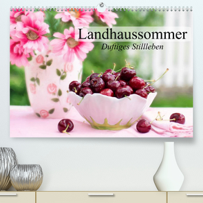 Landhaussommer. Duftiges Stillleben (Premium, hochwertiger DIN A2 Wandkalender 2023, Kunstdruck in Hochglanz) von Stanzer,  Elisabeth