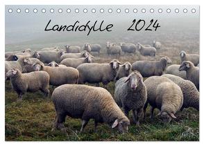 Landidylle 2024 (Tischkalender 2024 DIN A5 quer), CALVENDO Monatskalender von Ehmke ....international ausgezeichneter Fotograf...,  E.