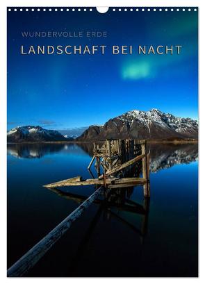 Landschaft bei Nacht (Wandkalender 2024 DIN A3 hoch), CALVENDO Monatskalender von Krotofil,  Raik