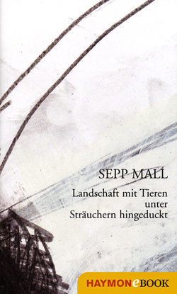 Landschaft mit Tieren unter Sträuchern hingeduckt von Mall,  Sepp