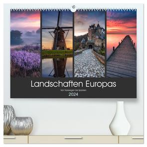 Landschaften Europas (hochwertiger Premium Wandkalender 2024 DIN A2 quer), Kunstdruck in Hochglanz von Pachula,  Adam