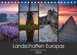 Landschaften Europas (Tischkalender 2023 DIN A5 quer) von Pachula,  Adam