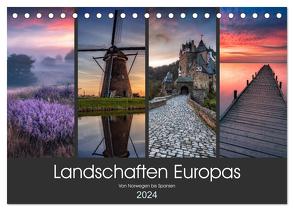 Landschaften Europas (Tischkalender 2024 DIN A5 quer), CALVENDO Monatskalender von Pachula,  Adam