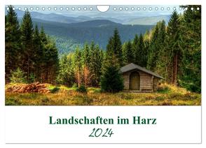 Landschaften im Harz (Wandkalender 2024 DIN A4 quer), CALVENDO Monatskalender von Gierok,  Steffen