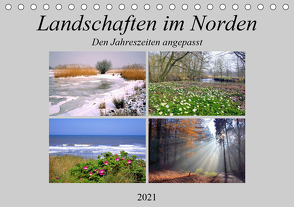 Landschaften im Norden, Den Jahreszeiten angepasst (Tischkalender 2021 DIN A5 quer) von Reupert,  Lothar