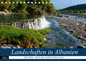 Landschaften in Albanien (Tischkalender 2022 DIN A5 quer) von Scholz,  Frauke