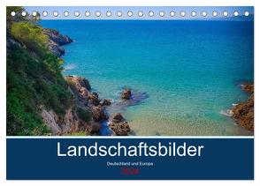 Landschaftsbilder Deutschland und Europa (Tischkalender 2024 DIN A5 quer), CALVENDO Monatskalender von nennhaus,  inga