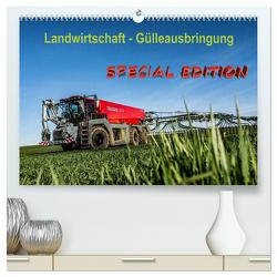 Landwirtschaft – Gülleausbringung (hochwertiger Premium Wandkalender 2024 DIN A2 quer), Kunstdruck in Hochglanz von Witt,  Simon