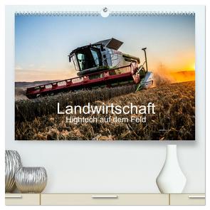 Landwirtschaft – Hightech auf dem Feld (hochwertiger Premium Wandkalender 2024 DIN A2 quer), Kunstdruck in Hochglanz von Witt,  Simon