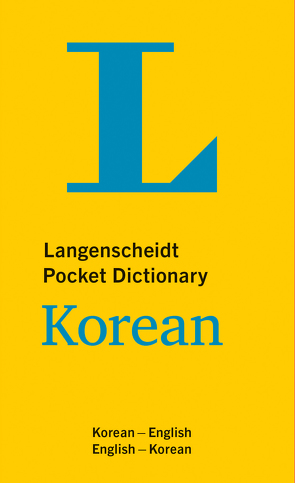 Langenscheidt Pocket Dictionary Korean