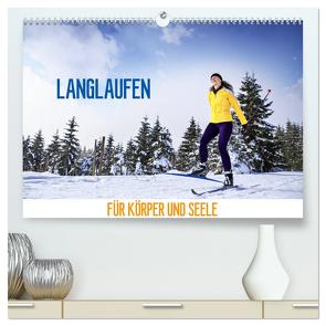 Langlaufen – für Körper und Seele (hochwertiger Premium Wandkalender 2024 DIN A2 quer), Kunstdruck in Hochglanz von Thoermer,  Val