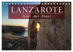 Lanzarote – Insel aus Feuer (Tischkalender 2024 DIN A5 quer), CALVENDO Monatskalender von Kunde,  Florian