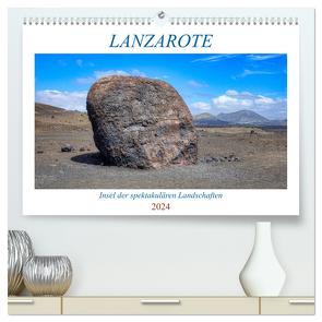 Lanzarote – Insel der spektakulären Landschaften (hochwertiger Premium Wandkalender 2024 DIN A2 quer), Kunstdruck in Hochglanz von Balan,  Peter