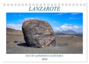 Lanzarote – Insel der spektakulären Landschaften (Tischkalender 2024 DIN A5 quer), CALVENDO Monatskalender von Balan,  Peter