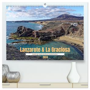 Lanzarote & La Graciosa – Inseln der spektakulären Landschaften (hochwertiger Premium Wandkalender 2024 DIN A2 quer), Kunstdruck in Hochglanz von Balan,  Peter