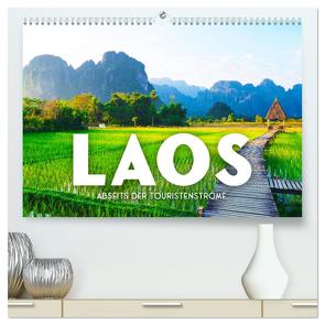 Laos – Abseits der Touristenströme. (hochwertiger Premium Wandkalender 2024 DIN A2 quer), Kunstdruck in Hochglanz von SF,  SF