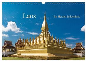 Laos – Im Herzen Indochinas (Wandkalender 2024 DIN A3 quer), CALVENDO Monatskalender von Müller,  Harry