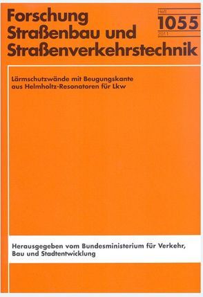 Lärmschutzwände mit Beugungskante aus Helmholtz-Resonatoren für LKW von Bockstedte,  Andreas, Zaleski,  Olgierd