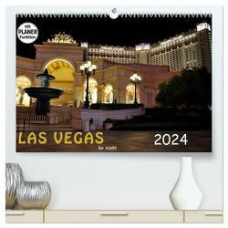 LAS VEGAS – by night (hochwertiger Premium Wandkalender 2024 DIN A2 quer), Kunstdruck in Hochglanz von Schleibinger,  Judith