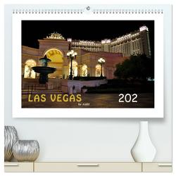 LAS VEGAS – by night (hochwertiger Premium Wandkalender 2024 DIN A2 quer), Kunstdruck in Hochglanz von www.js-reisefotografie.de,  www.js-reisefotografie.de