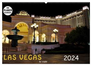 LAS VEGAS – by night (Wandkalender 2024 DIN A2 quer), CALVENDO Monatskalender von Schleibinger,  Judith