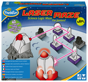 ThinkFun – 76348 – Laser Maze Junior – Das spannende Spiel mit Licht und Spiegeln für Jungen und Mädchen ab 6 Jahren von Hooper,  Luke